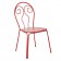 Chaise Caprera Rouge Ecarlate Emu JardinChic