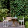 Fauteuil pliable La Regista Blanc Ambiance Serralunga JardinChic