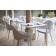 Chaises Vanity Blanc Gris Clair Vlaemynck Jardinchic