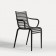 Chaise Empilable avec Accoudoirs PIP-e Noir  Driade JardinChic