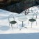 Table Vigna Ronde Ambiance Neige Ø60cm Magis JardinChic