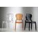 Lot de 4 Chaises Queen Noir Ambre Transparent Pedrali JardinChic