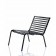 Lot de 2 Chauffeuses Empilables Striped Noir/Gris Foncé Magis JardinChic