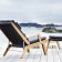 Repose-pied et deck chair Skagen avec coussins Oasiq Jardinchic