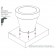 Pentola Pot Schema fisso Vondom JardinChic kit di montaggio terra