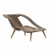 Fauteuil Du Huit Taupe Position Bain de Soleil Isidore JardinChic