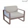 Fauteuil Bellevie Coussins Gris Flanelle Structure Rouille Fermob Jardinchic 