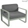 Fauteuil Bellevie Coussins Gris Graphite / Cactus Fermob Jardinchic