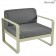 Fauteuil Bellevie Coussins Gris Graphite / Tilleul Fermob Jardinchic