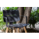 Fauteuil de repas Coco Noir Détail Ambiance Jardin Oasiq Jardinchic