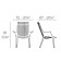 Dimensions Fauteuil Lounge Ibiza Vondom Jardinchic