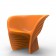 fauteuil-orange-biophilia-vondom-jardinchic