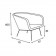 Dimensions Fauteuil Shell Fuera Dentro JardinChic