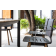 Fauteuils de Repas Coco Noirs Ambiance Jardin Oasiq Jardinchic