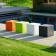 Tabourets Kube Orange, Vert Anis, Blanc et Noir Perle Euro3Plast JardinChic