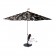 Ombrellone Flowerpowersol nero Fatboy JardinChic
