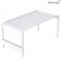 Grande Table Basse / Banc Luxembourg Blanc Coton Fermob Jardinchic