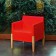 Fauteuil Kubric Rouge Serralunga JardinChic