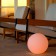 Boule Lumineuse Ball Rouge Smart and Green JardinChic