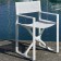 Fauteuil pliable La Regista Blanc Serralunga JardinChic