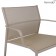 Fauteuil Bas Cadiz Muscade Vue 3/4 Détail Face Fermob Jardinchic