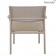 Fauteuil Bas Cadiz Muscade Vue de Dos Fermob Jardinchic