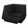 Canapé Modulable Rest - Module d'Angle Noir Vondom Jardinchic