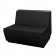 Canapé Modulable Rest - Module Central Noir Vondom Jardinchic