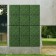Ensemble Panneau Acoustique Mural Soundwave Geo Vert Jardinchic