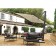 Parasol Borée Anthracite Toile Teint Masse Brun Sisal Vlaemynck Jardinchic