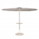 Parasol Solis Rond Blanc Socle non inclus Symo JardinChic