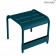 Petite Table Basse / Repose-Pieds Luxembourg Bleu Acapulco Fermob Jardinchic