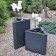 Pots Triton H68cm Anthracite et Triton H48cm Anthracite (vendu séparément) Pdconcept Jardinchic