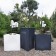 Pots Triton H48cm Noir et Blanc et Pot Triton H68cm Noir (vendu séparément) Pdconcept Jardinchic