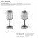 Instructions Lampes Gatsby Cylinder et Prisma Vondom Jardinchic