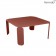 Table Basse Carrée Bebop H42cm Ocre Rouge Fermob Jardinchic