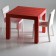 Table Carrée Jut Rouge Vondom Jardinchic