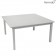 Table Craft 143 x 143cm Gris Métal Fermob Jardinchic