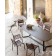 Table de Repas Marumi Medium Noir Gris / Céramique Corten EGO Paris Jardinchic