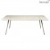 Table Luxembourg 207x100cm Gris Argile Fermob Jardinchic