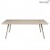 Table Luxembourg 207x100cm Muscade Fermob Jardinchic