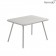 Table Luxembourg Kid Gris Métal Fermob Jardinchic