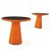 Table ronde metamorphosis Orange Qui est Paul? JardinChic