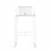 Tabouret de Bar Sandur Cordage Blanc Structure Blanc Oasiq Jardinchic