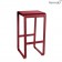 Tabouret Haut sans Dossier Bellevie Piment Fermob Jardinchic