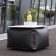 Plateau d'appoint sur Pouf Softbox Premium Noir Pusku Pusku Jardinchic