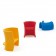 Chaise pour enfant Trioli Jaune Rouge Bleu Me Too Magis Collection JardinChic