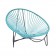 Fauteuil Tulum Vert Turquoise Boqa JardinChic