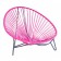 Fauteuil Tulum Magenta Fuchsia Boqa JardinChic