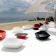 Salon de Jardin Ufo Blanc Rouge Noir Vondom JardinChic